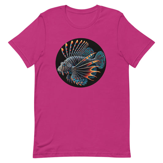 Unisex t-shirt “Neon Lionfish”