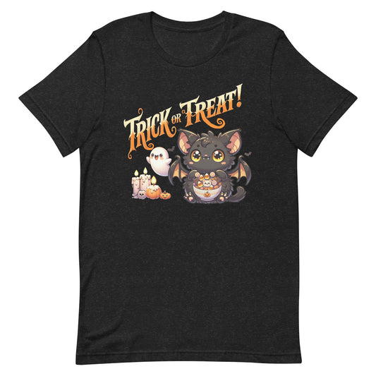 Unisex t-shirt “Trick or Treat Cute Bat”