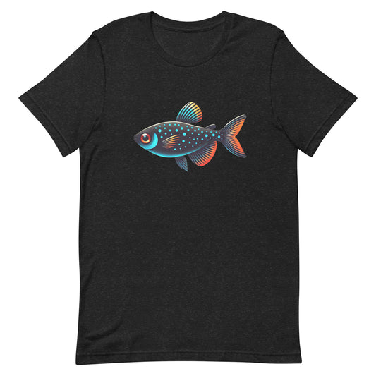 Unisex t-shirt “Neon Colorful Tetra”