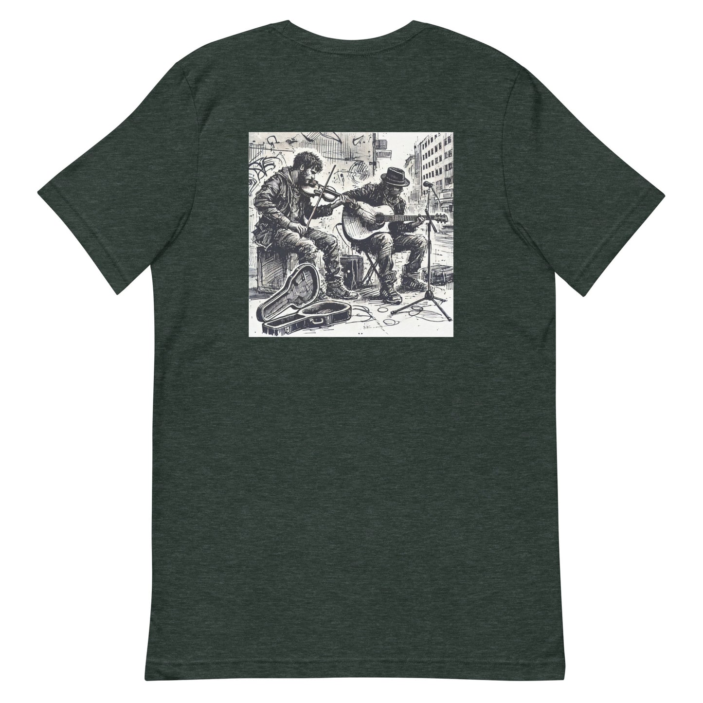 Unisex t-shirt “Buskers and Owl”