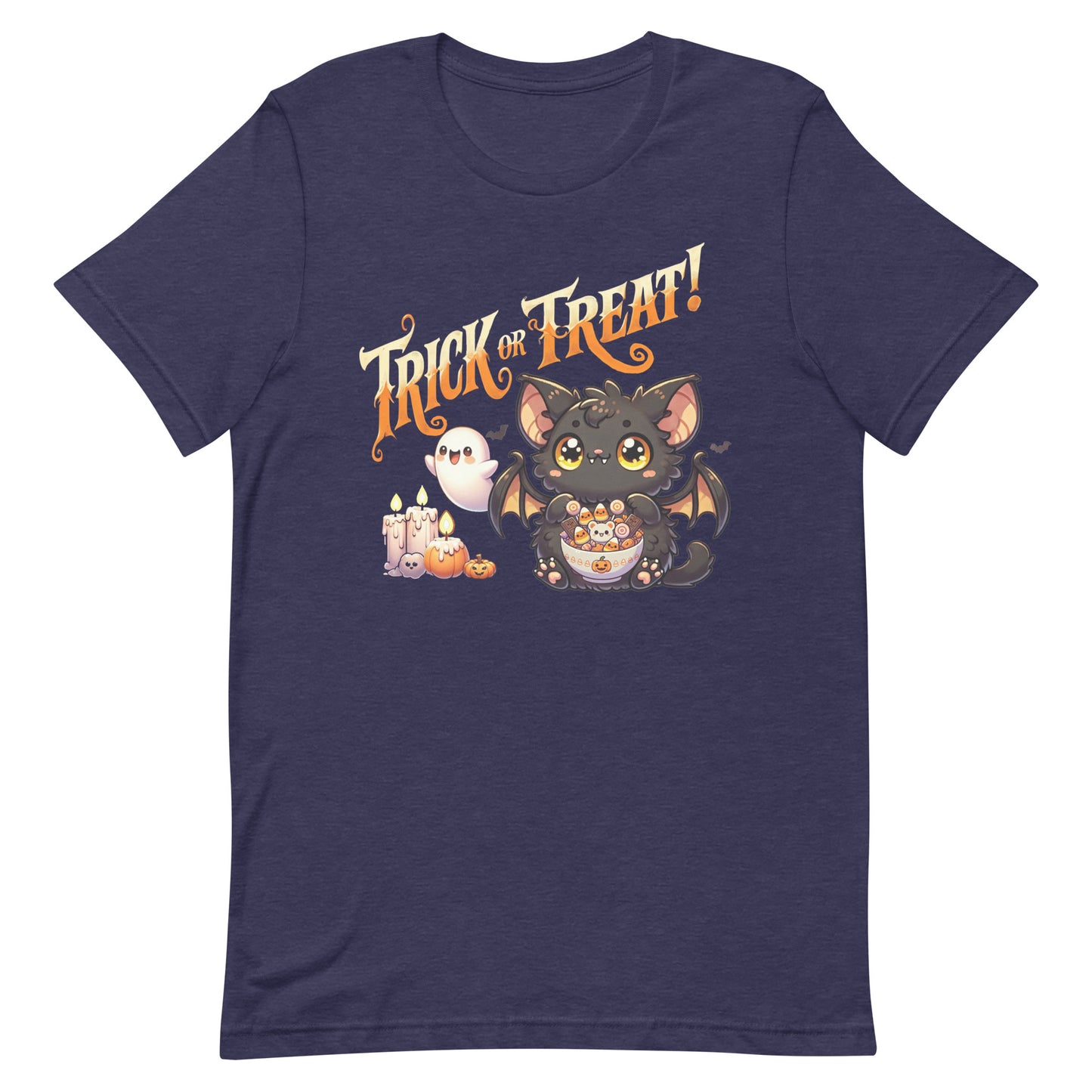 Unisex t-shirt “Trick or Treat Cute Bat”