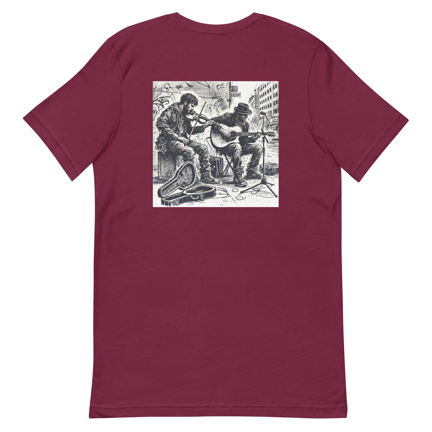Unisex t-shirt “Buskers and Owl”