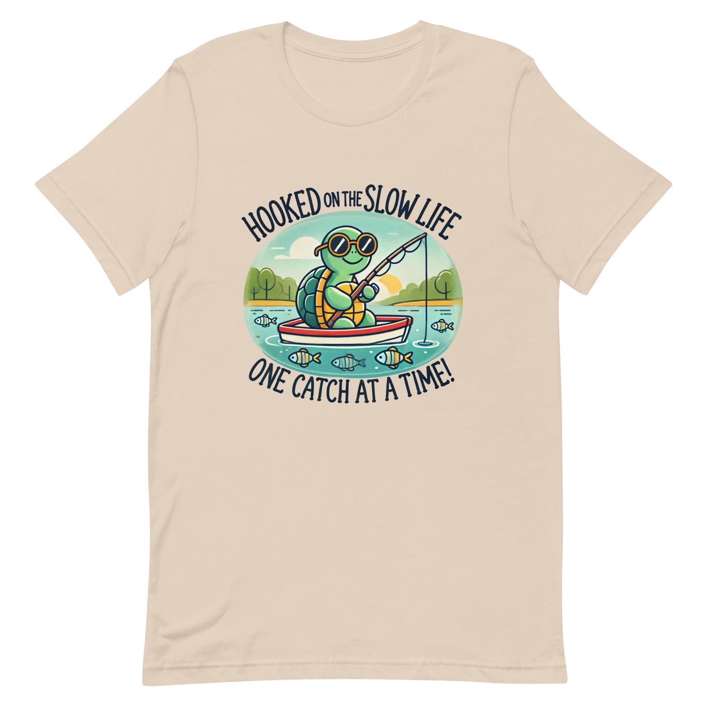 Unisex t-shirt "Fishing Turtle"