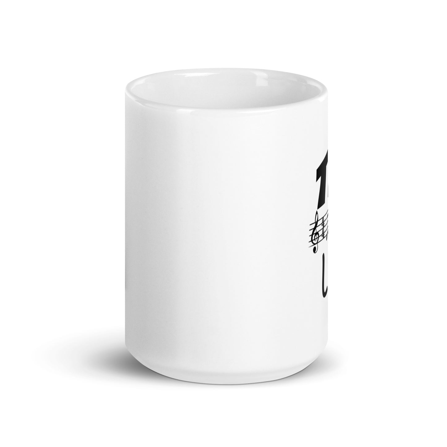 White glossy mug “The Lick”